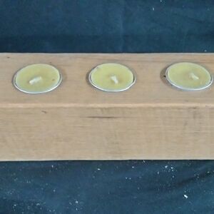 Rustic Wooden Tealight Holder